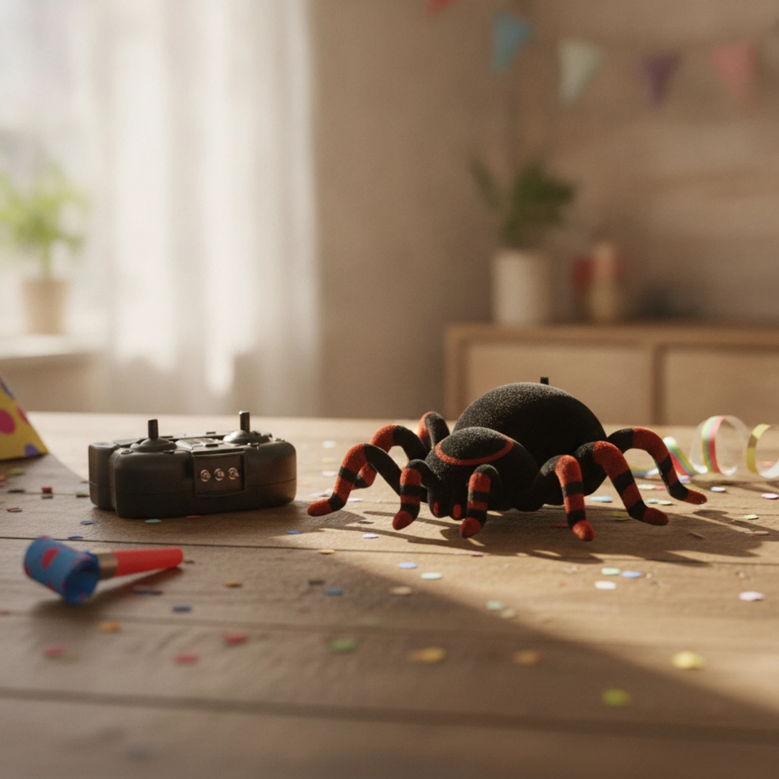 Wireless Control Arachnid Spooky Rc Arachnid Realistic Easy-to-Use for Pranksters, Pranks, Desk Play