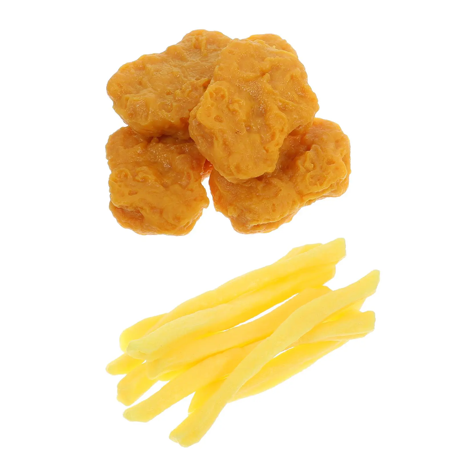 

Simulation French Fries Model Artificial Food Fake Chicken Nuggets Realistic Toys