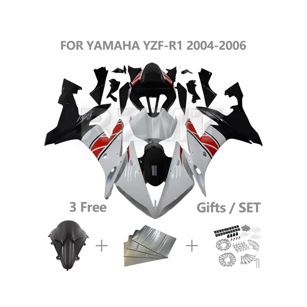 

Комплект обтекателя для мотоцикла YAMAHA YZF-R1 2004-2006 YZF R1, детали рамы и кузова мотоцикла, детали обтекателя из АБС-пластика Y1005-110a