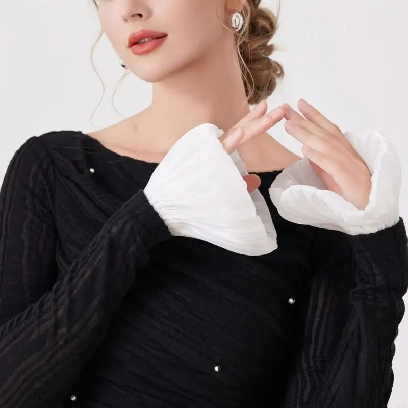 Vòng tay ren tay áo đàn armwear armwear sải tay tay áo tay áo cho trang phục tăng cường bình thường và chính thức 6xDA