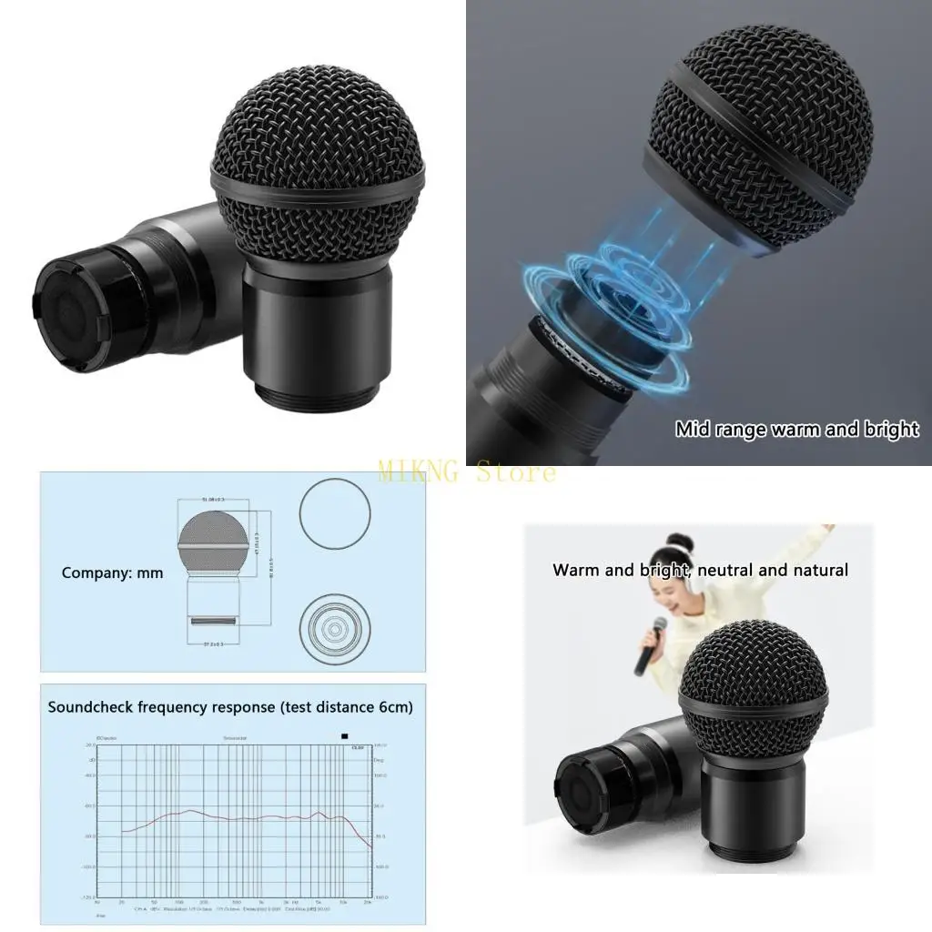 Cápsulas dinâmicas microfone dinâmicas qualidade Núcores microfone para projeção vocal transparente Frequência faixa
