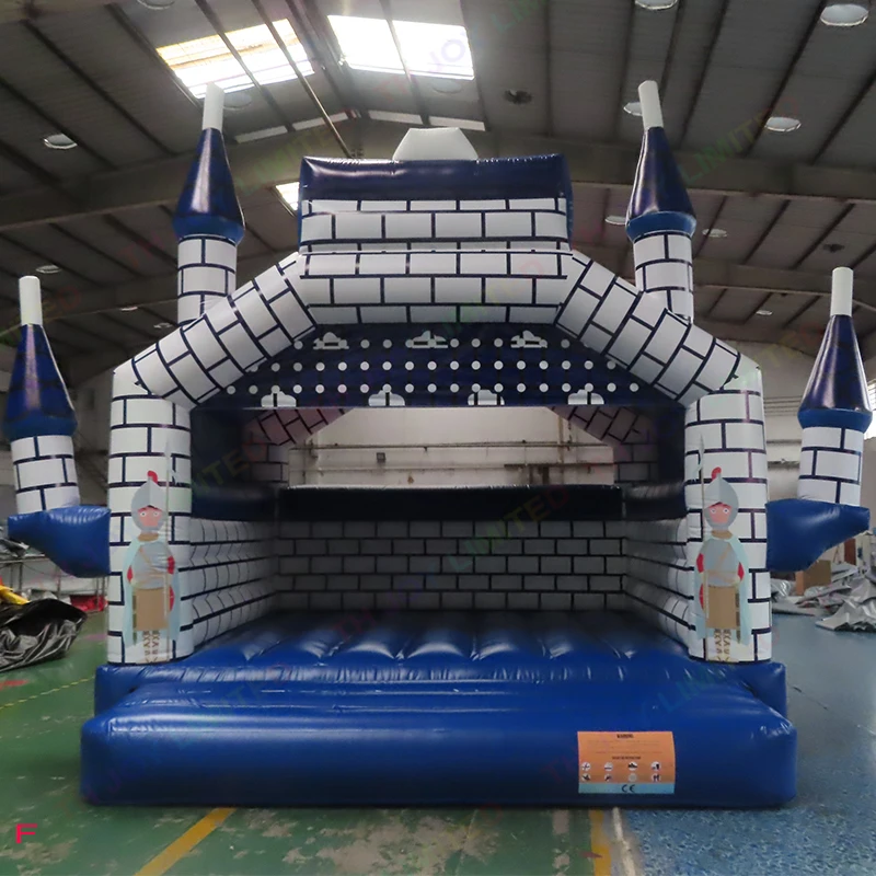 Puente inflable para niños de 4x4m, castillo inflable de PVC/casa de rebote de Luna/casa de rebote con tema de globos para fiesta de cumpleaños