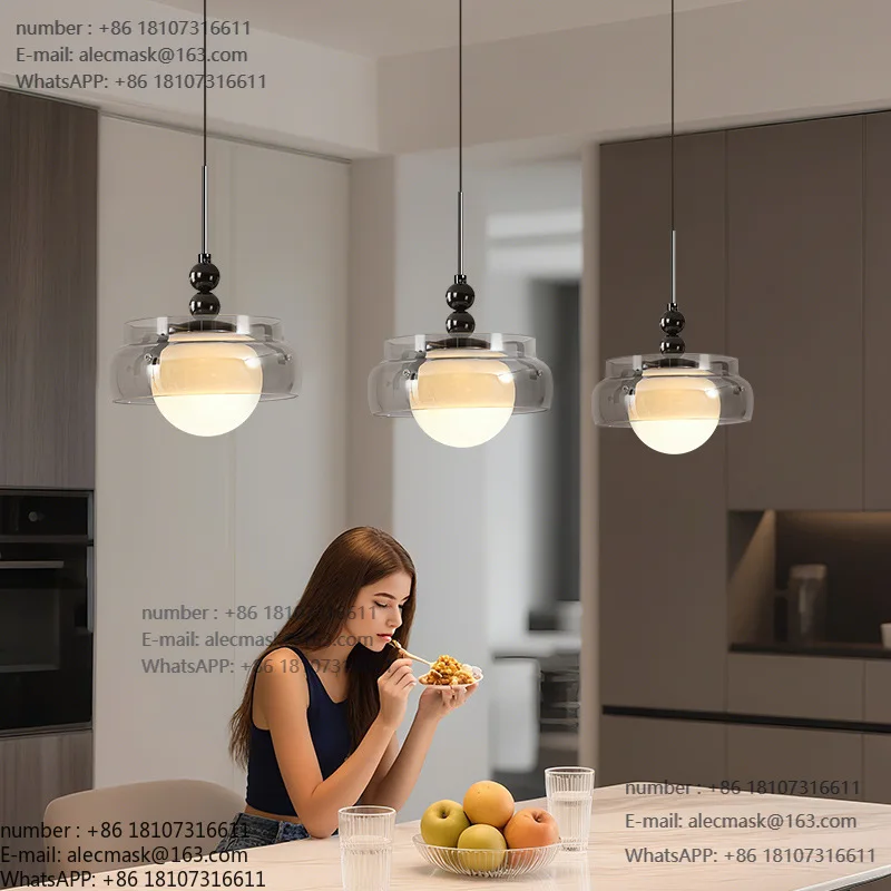 

Minimalist chandelier French corridor light eye protection bedroom bedside living room hanging living room