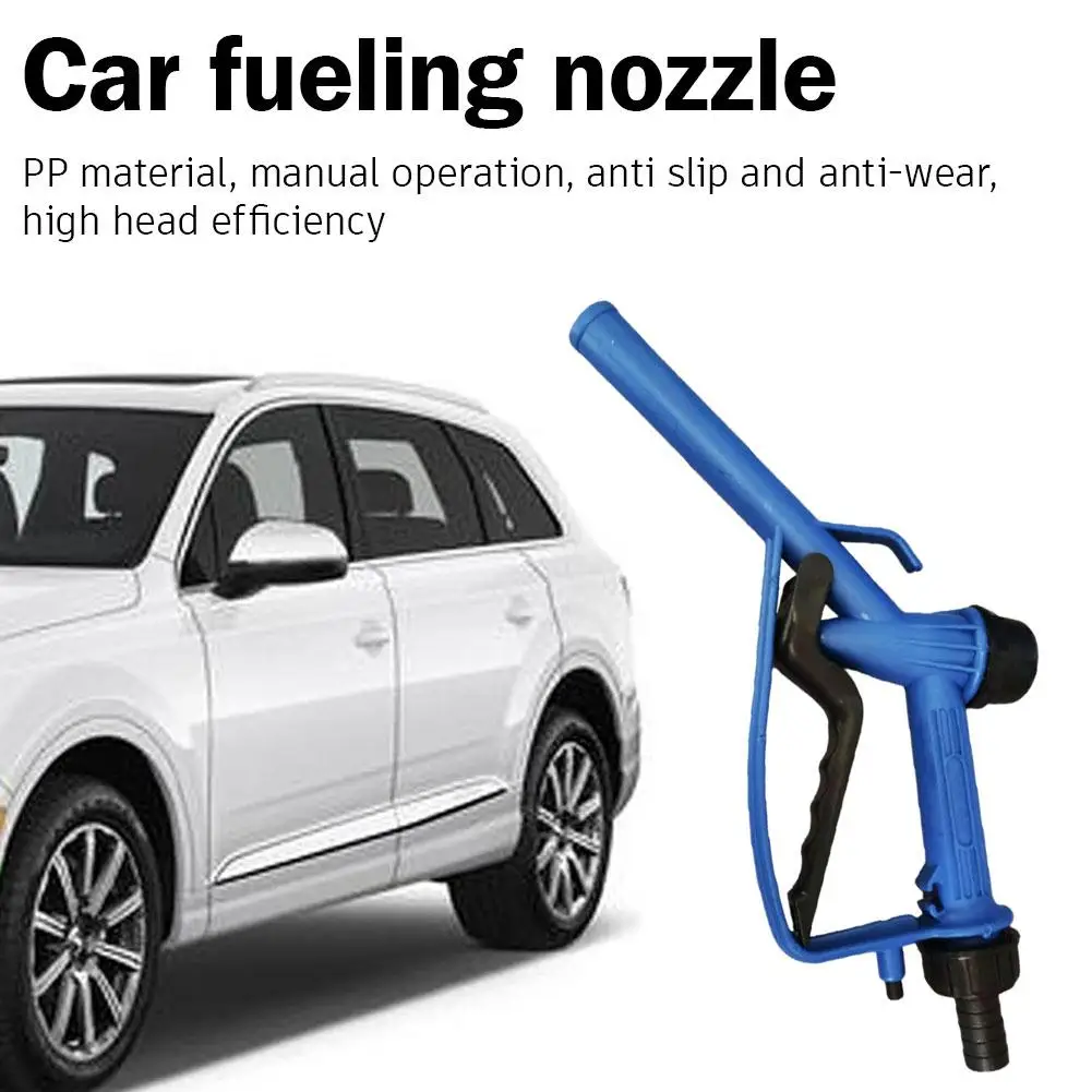 Blue Manual Oil Sprayer PP Material Hand Operated Pump Anti Slip Wear Resistant Nozzle Ergonomic Handle for Engine Machinery