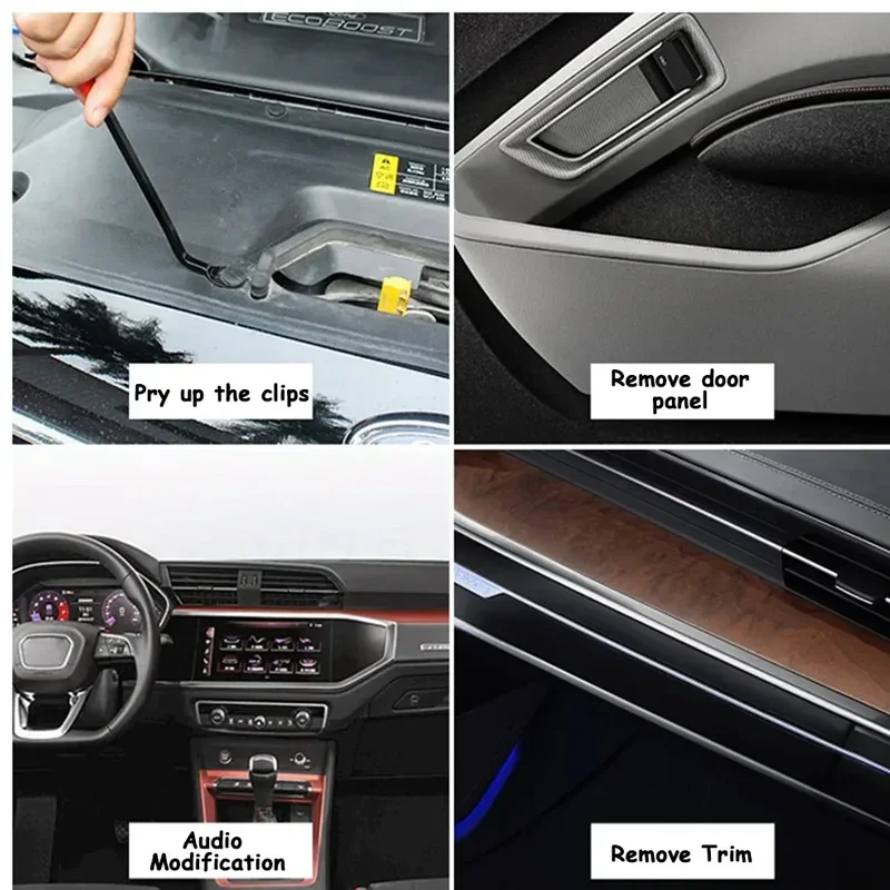 5pcs Car Headlight Repair And Installation Pliers, Metal Door Clamp Panel Decoration Removal Tool image 4