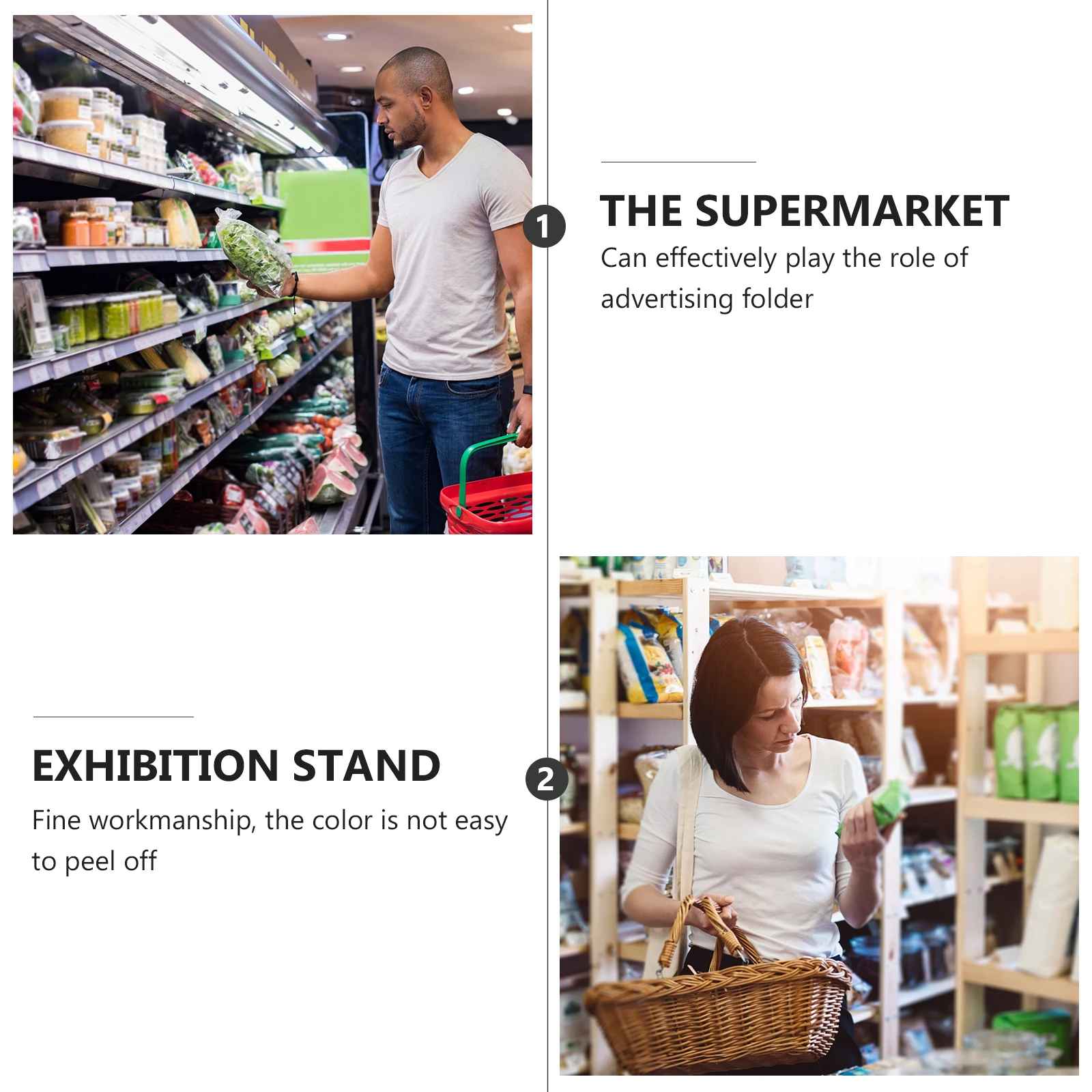 

5Pcs Label Clamp for Price Tags Adjustable Advertising Display Clip for Shop Sign Holder in Mall Fruit Store Display Use