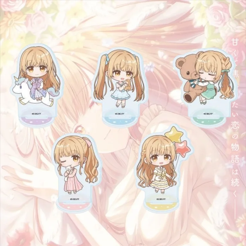 The Angel Next Door Spoils Me Rotten Anime Mahiru Shiina Acrylic Stand Model Figure Cosplay Plate Keychain Desk Decor Plate Gift