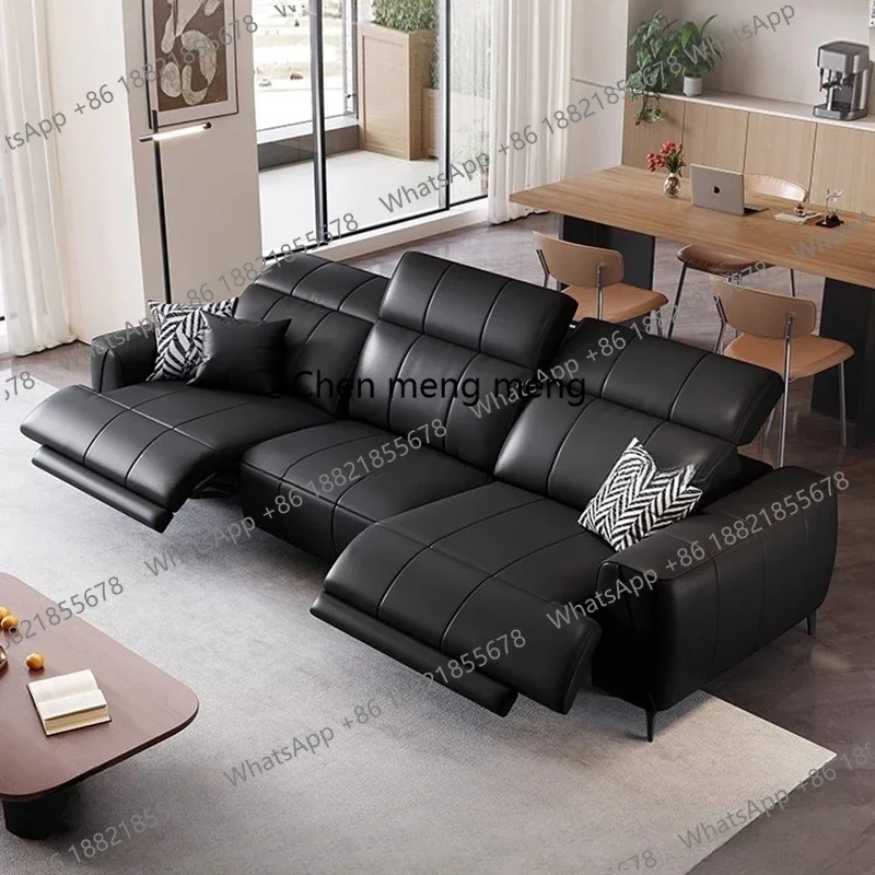 

Мягкая мебель для гостиной: диваны и кресла из натуральной кожи, электрические диваны для квартиры, прямые диваны для кинотеатра, роскошная мебель для гостиной (Divano Soggiorno Di Lusso)