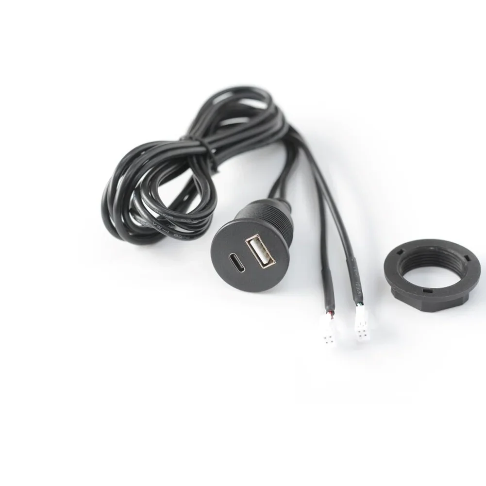 Black Car Radio Usb Adapter 4PIN 6PIN Connection Cable Power Adapter Auto Audio Interface Diy Installation Kit