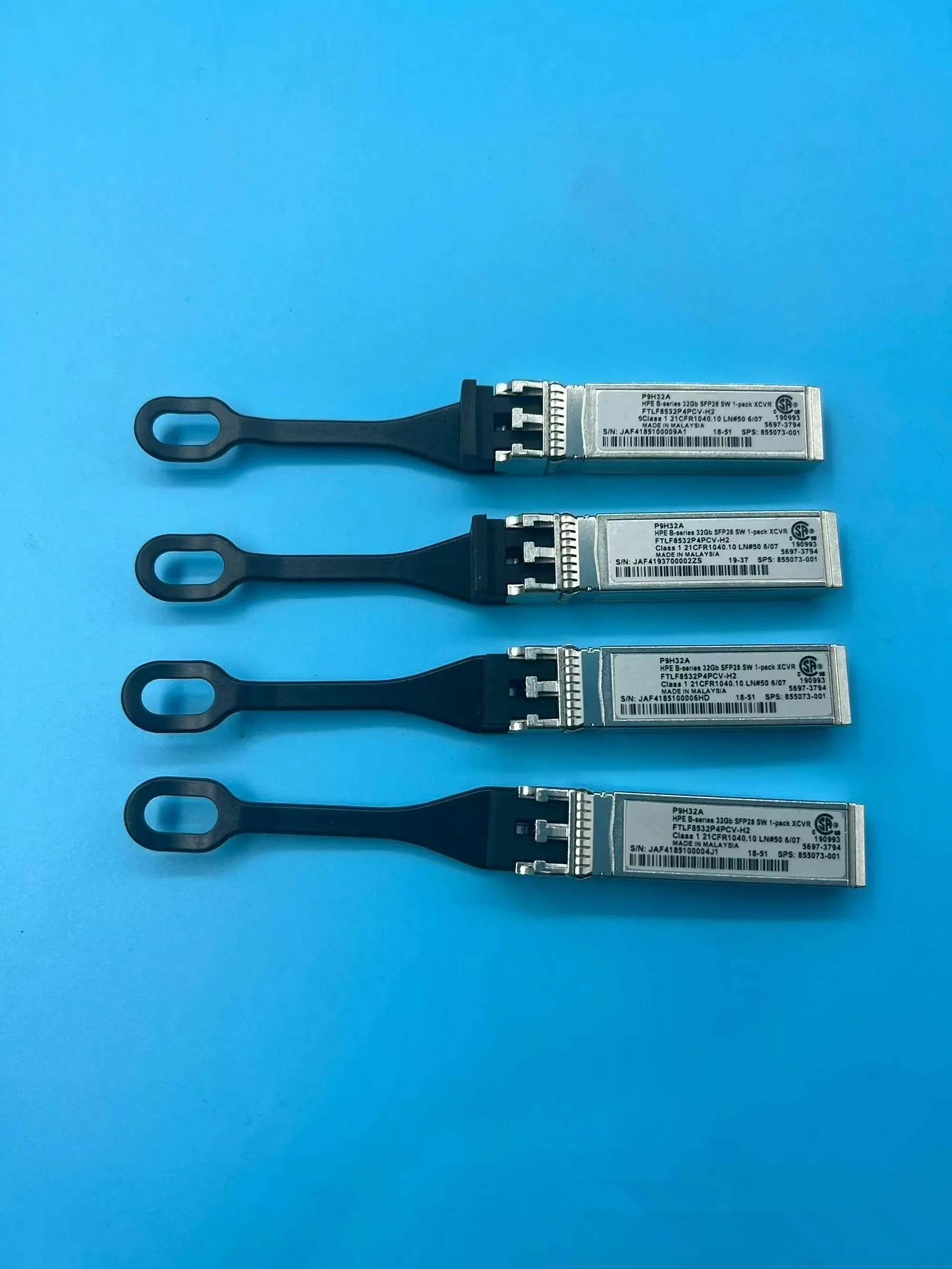 

P9H32A 32GB Transceiver SFP SW 5697-3793 855073-001 FTLF8532P4PCV-H2 850NM 32G SFP+ Fibre Channel Module 32G Optical Fiber