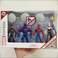 Original Disney Marvel Spider-Man 60th Anniversary Decoration Set Hand Doll Collection Children'S Day Gift