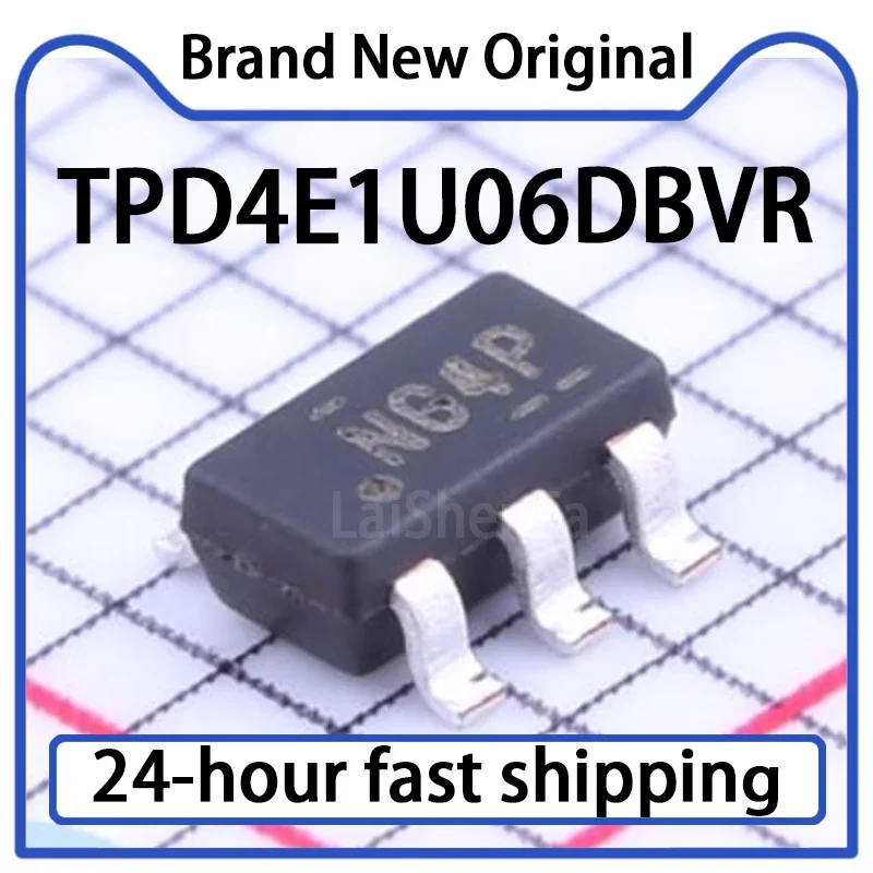 10PCS TPD4E1U06DBVR SOT-23-6 4-channel High-speed Surface Mount ESD Protection Device Stock