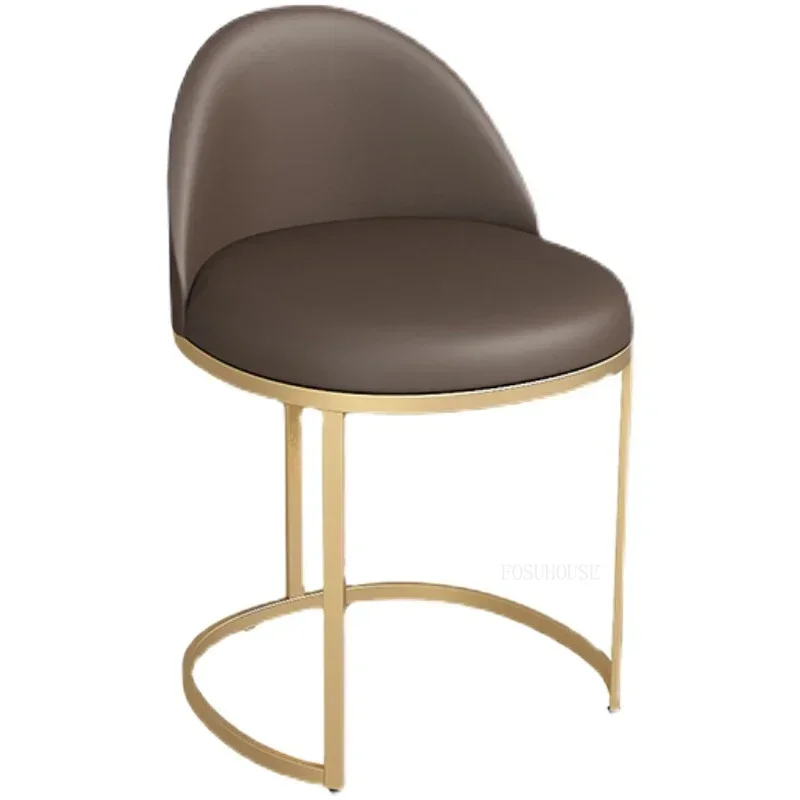 

Dormitorio maquillaje taburete vanidad silla muebles nórdicos sillas de sala respaldo taburete tocador de lujo Luz silla mesa