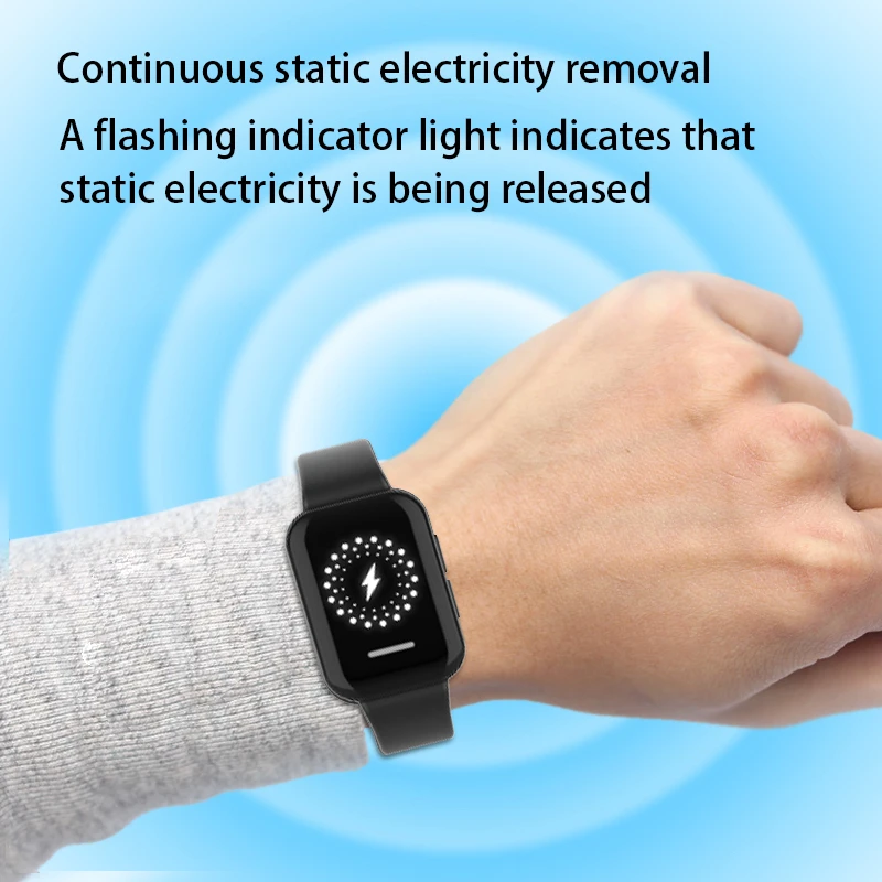 

New Fashion Adjustable Anti-static Wristband Men's and Women's Energy Silicone Anti Fatigue Waterproof Wrist Strap Jewelry 2026