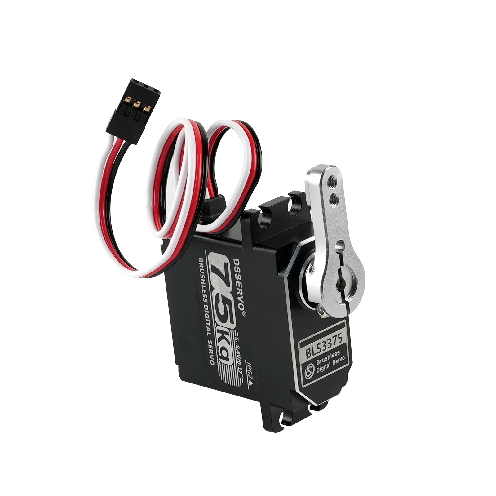 High Torque 75KG All-metal Digital Servo DS3375 Brushless Motor 180°/270° Metal Gear Servos Toys Parts For RC Car Robot Crawler