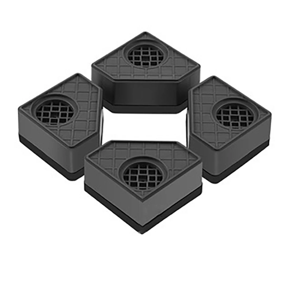 9*9*4.5cm Refrigerator Foot Pad Easy Installation Floor Protection Moisture-proof Design Noise Reduction Stability Enhancer