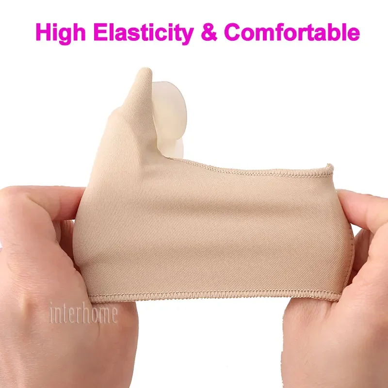 Hallux Valgus Toe Separator Silicone Bunion Corrector Orthotics Bone Thumb Adjust Gel Relieve Foot Pain Orthopedic Pedicure Sock