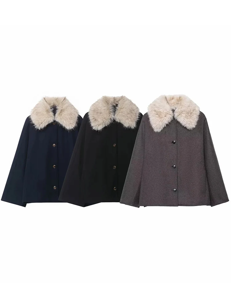 Women Plaid Hooded Drawstring Waist Cinching Jacket Women Loose Long Sleeve Zipper Jackets Fashion Female Street Outwear