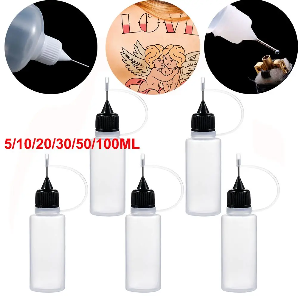5pcs New Craft Tool Plastic Scrapbooking Bottle Paper Quilling Glue Applicator