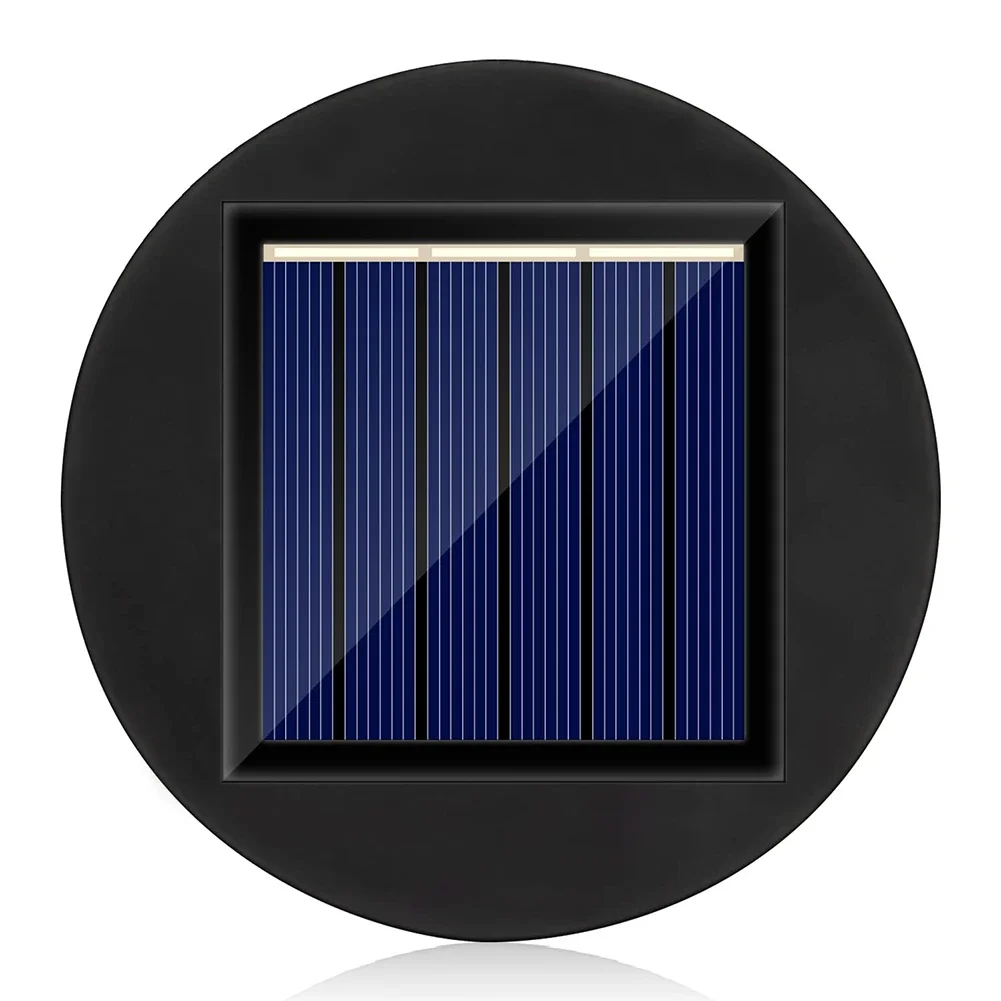 Lampy solarne LED Wymienne górne Panel słoneczny z przełącznikiem Wiszące latarnie zewnętrzne Części Wodoodporne akcesoria do oświetlenia ogrodowego