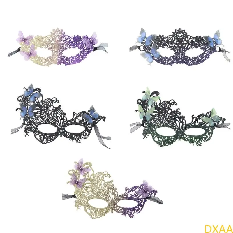 

DXAA Masquerade Mask with Rhinestones Ball Prom Mask Venetians Party Mask for Womens