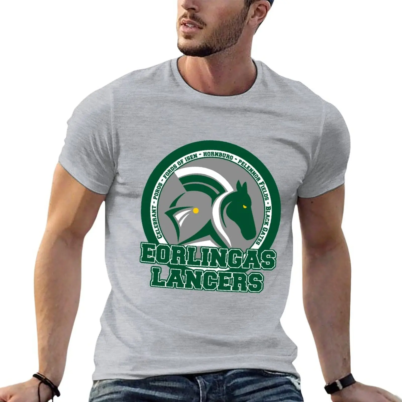 Eorlingas Lancers - Edoras' Finest T-shirt sports fans customs design your own for a boy kawaii clothes funny t shirts for men