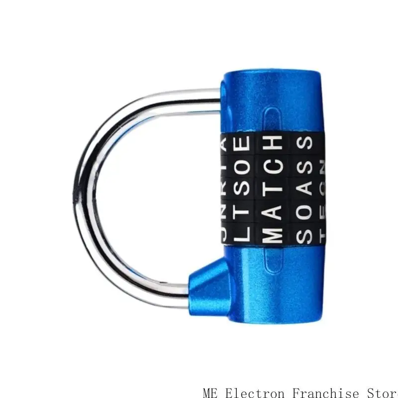 T5EA Blocco sicurezza Blocco password per il guardaroba per bagagli archiviazione Combinazione a 5 lettere Locker palabora