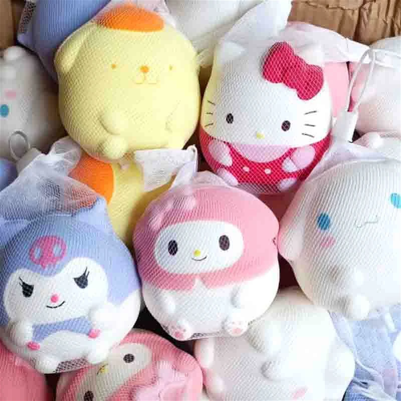 

Hello Kitty декомпрессионная игрушка Kuromi аниме модель декомпрессия мягкая кукла с медленным отскоком мультфильм детская фигурка игрушка лечебный подарок