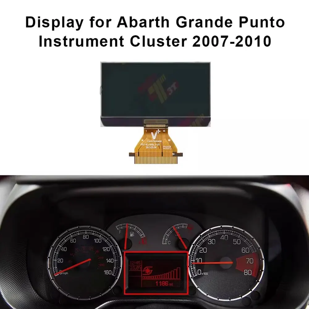 Display for Fiat Bravo Croma Punto Lancia Delta Citroën Jumper Chrysler Delta ​Opel Movano C ​Peugeot Boxer 3rd-gen  Instrument