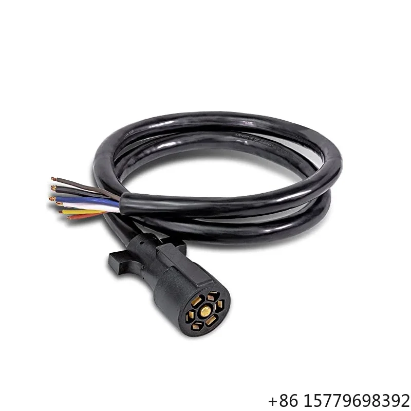 

7-Way Trailer Plug Cord Wiring Harness RV Replacement Harness for Trailers