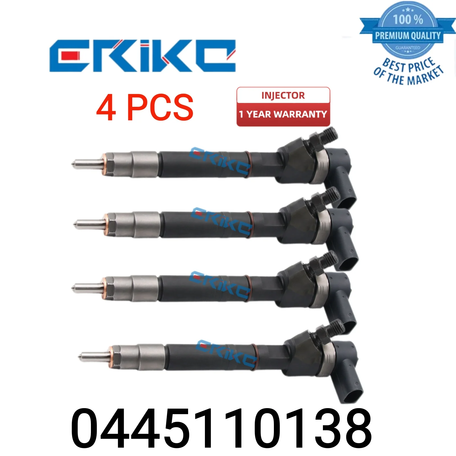 

4 PCS 0445110138 Car Injector 0 445 110 138 Auto Fuel Injector 0445 110 138 Diesel Injector Parts for Mercedes Sprinter