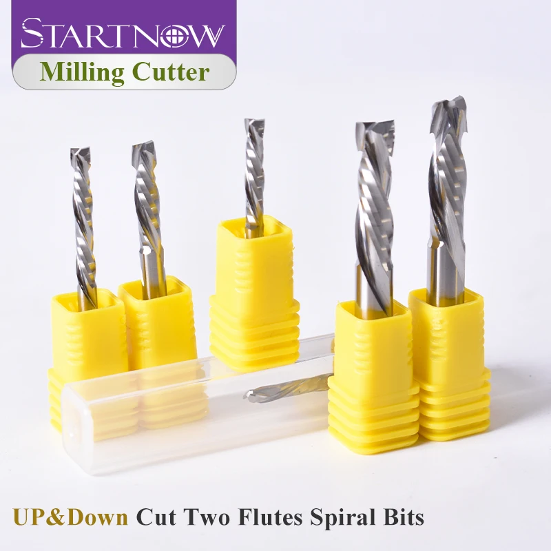 

Startnow 5-piece set of double-edged compound edge milling cutter high efficiency carbide multi-purpose