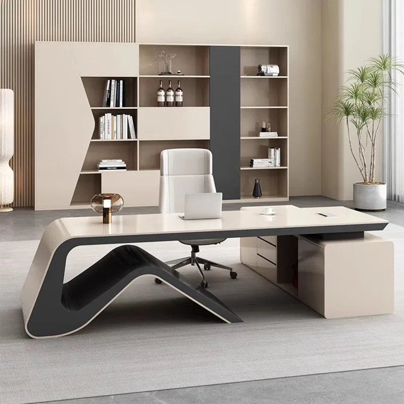 Organizers Adjustable Office Desk White Crafts Conference Drawer Office Desk Aesthetic Display Meuble Bureau Office Furniture