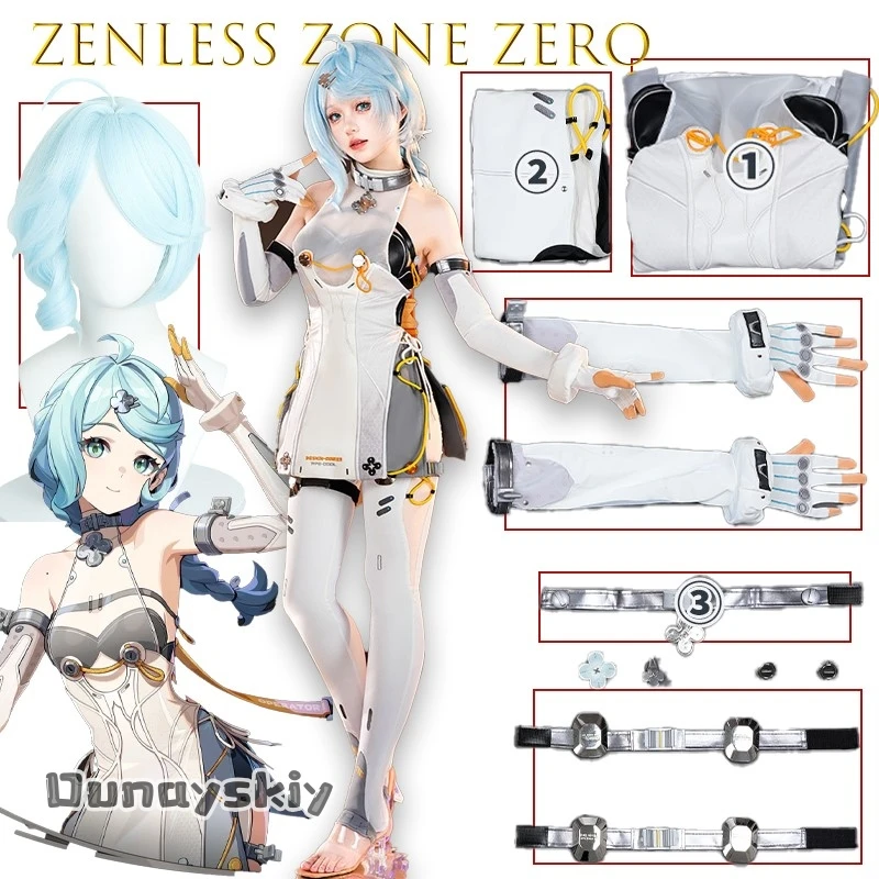 

{Dunayskiy States}BZenless Zone Zero Seed Oppolous Team Косплей Костюм Предпродажа для женщин Сексуальная школьная форма Юбка