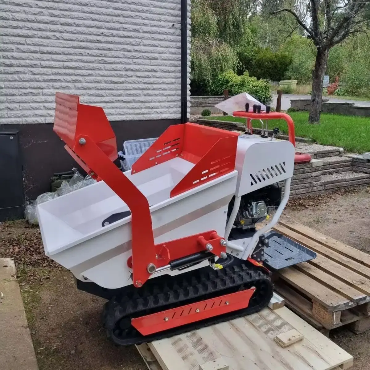 

Reliable mini dump truck small loader for transportation on construction sites and farms