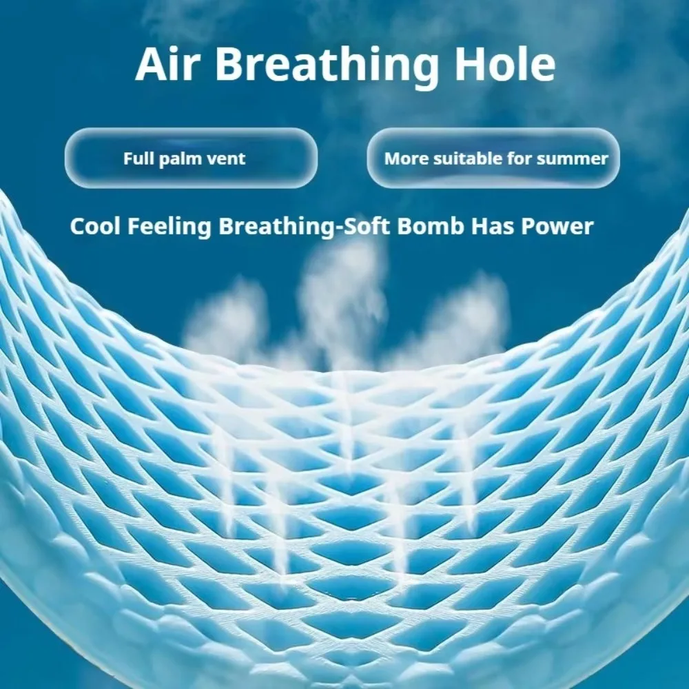 Comfortable Shock Absorption Mesh Breathable Insoles Sweat Absorb Memory Foam Cool Insole High-elasticity Cool Feeling Insoles