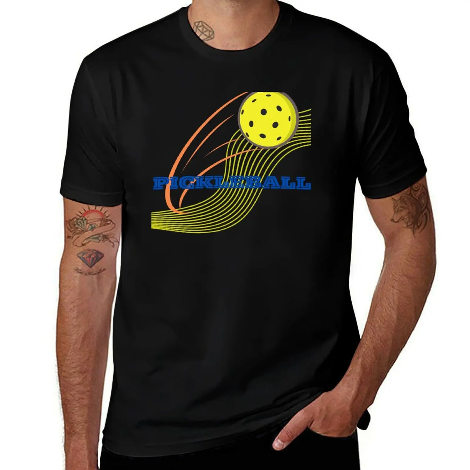 

Pickleball swoop T-Shirt Athletic Quick Dry T-Shirt for Men