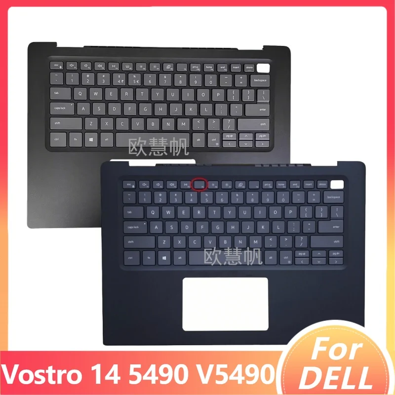 

T New Original US Keyboard for DELL Vostro 14 5490 V5490 Laptop Palmrest Upper Cover Top Housing Keyboard 0TC3CH