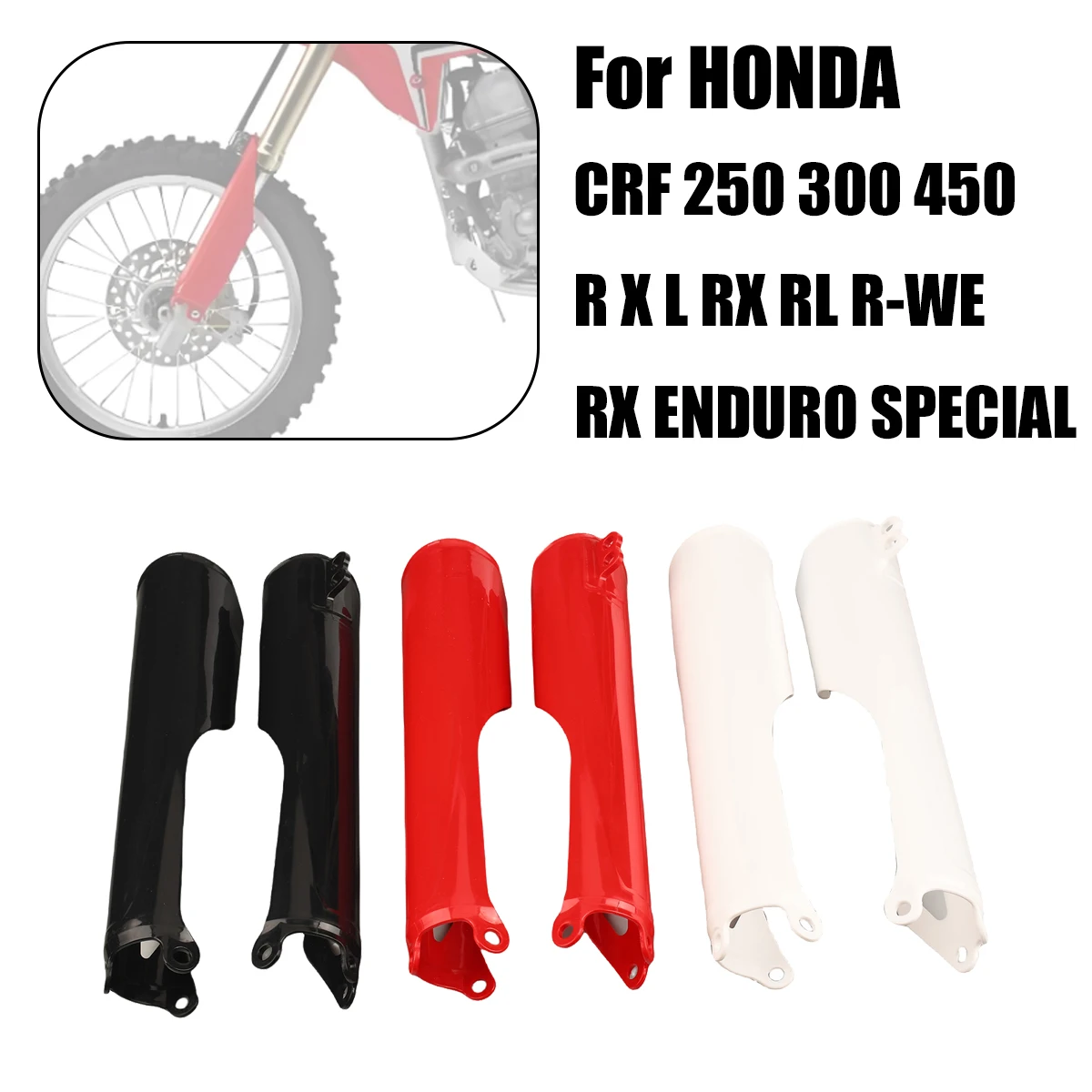

Motorcycle Front Shock Absorber Protection Plate For HONDA CRF 250 300 450 R X RX L RL R-WE RX ENDUROSPECIAL 2019 2020 2021-2025