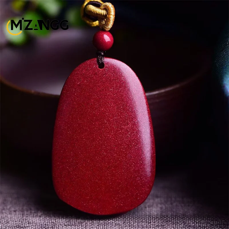 Natural Vermilion Eight Guardian Gods of The Natal Buddha Pendant Men & Women Lucky Amulet Necklace Pendant Couple Holiday Gift