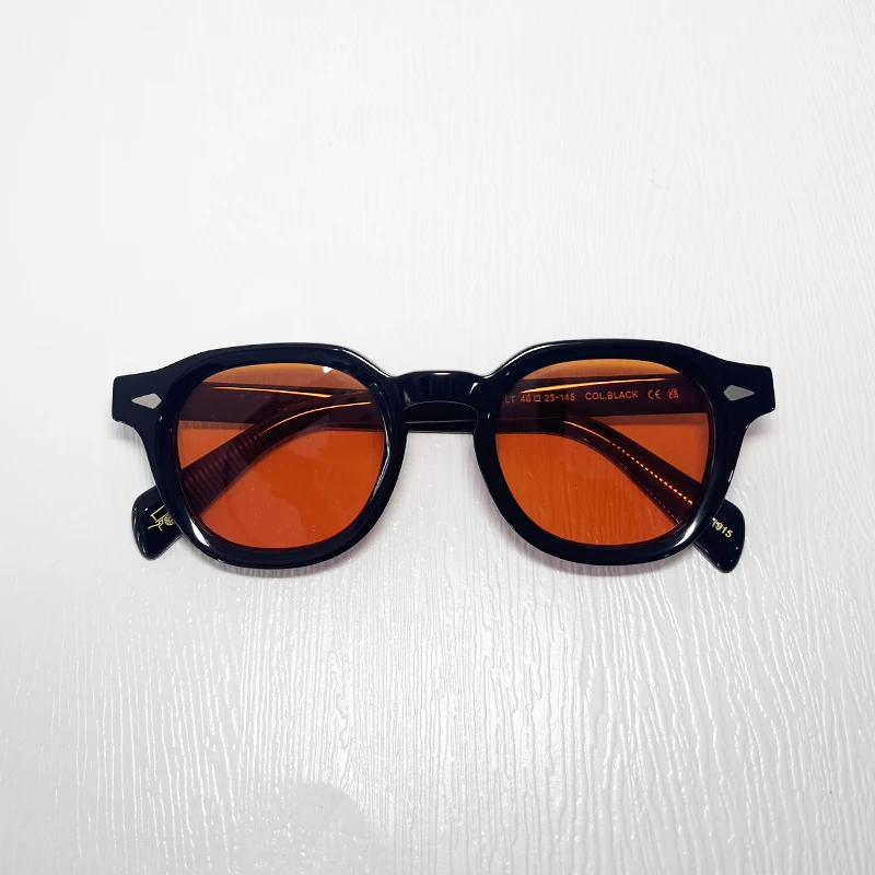 

Vintage Sunglasses Man Johnny Depp Dolt Sun Polarized Tint Sunglass Woman Luxury Brand Retro Acetate Frame Designer Sunglasses