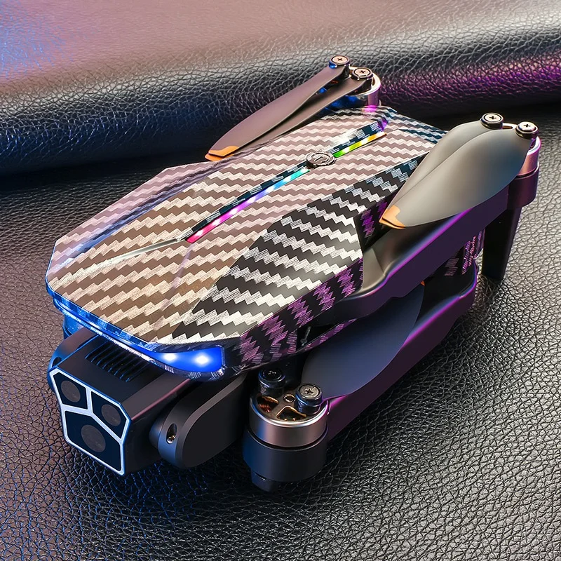 طائرة بدون طيار D9 Pro 4K احترافية RGP متدرجة للتصوير الجوي قابلة للتعديل كهربائيًا ثلاثية الكاميرا بدون فرش طائرة بدون طيار #2