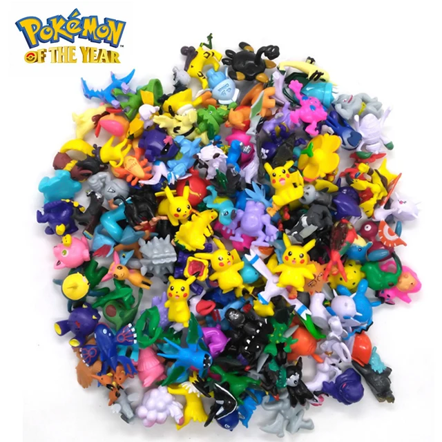 24-144 sztuk Pokemon figurka 2-3CM nie powtarzające się Mini figurki zabawkowy Model Pikachu Anime dzieci zbieraj lalki urodziny prezenty
