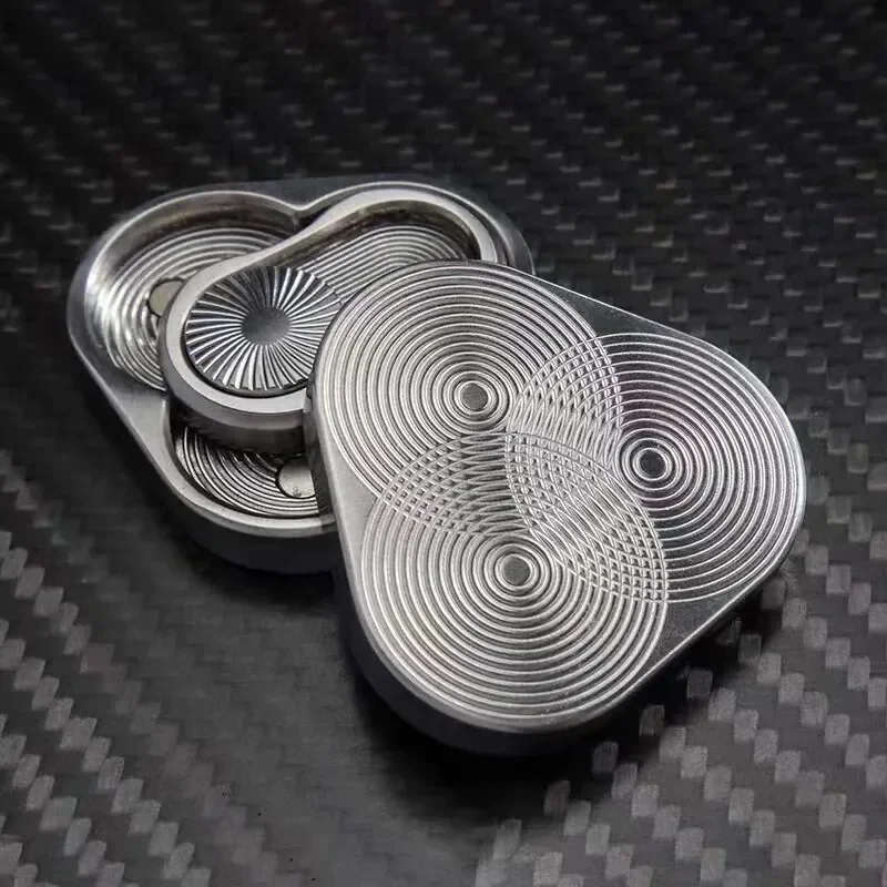 Magnetischer Fidget Slider für Erwachsene, EDC-Metall-Fidget-Spielzeug, Dekomprimieren, Handspinner, Autismus, sensorische Angst, Stressabbau, bestes Spielzeug für Erwachsene