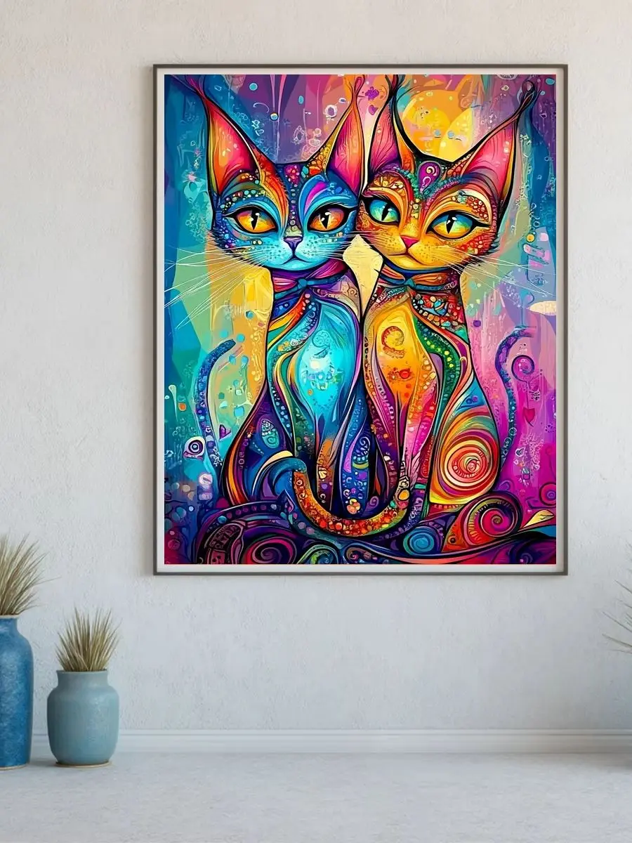 1 Stück, 40 x 50 cm / 15,7 x 19,69 Zoll, 11CT/14CT Kreuzstich-Set, DIY-Stickset als Geschenk zum Valentinstag, für Festivals, Porträt. – Detail 1