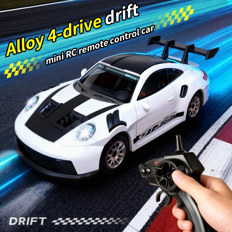 YIMI Auto da Corsa Telecomandata 4WD in Miniatura - Modello con Funzione Drift e 2 Telecomandi