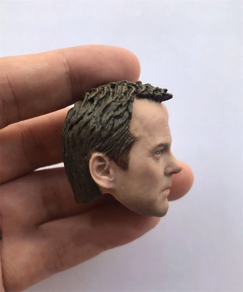 Big Sale 1/6 American TV series 24 hours Jack Bauer Bao Xiaoqiang Male Head Sculpture Carving Model For 12inch Action Figure DIY