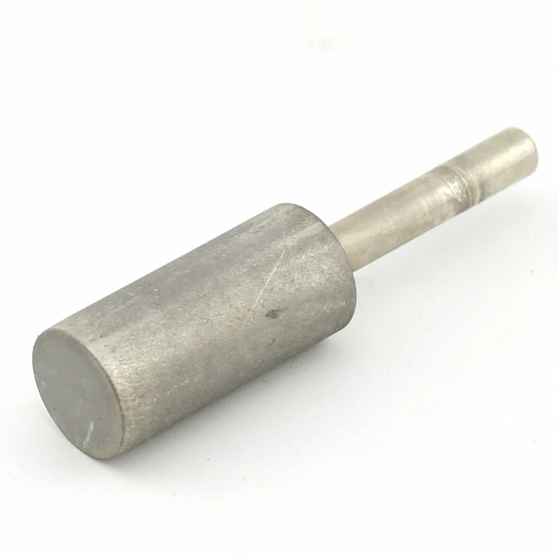 Imagem -04 - Revestido Diamante Rotary Burrs Cabeça de Cilindro Bits de Moagem Grit 1000 Shanks mm Ferramentas Lapidárias para Pedra 10 mm 12 mm 14 mm Pcs