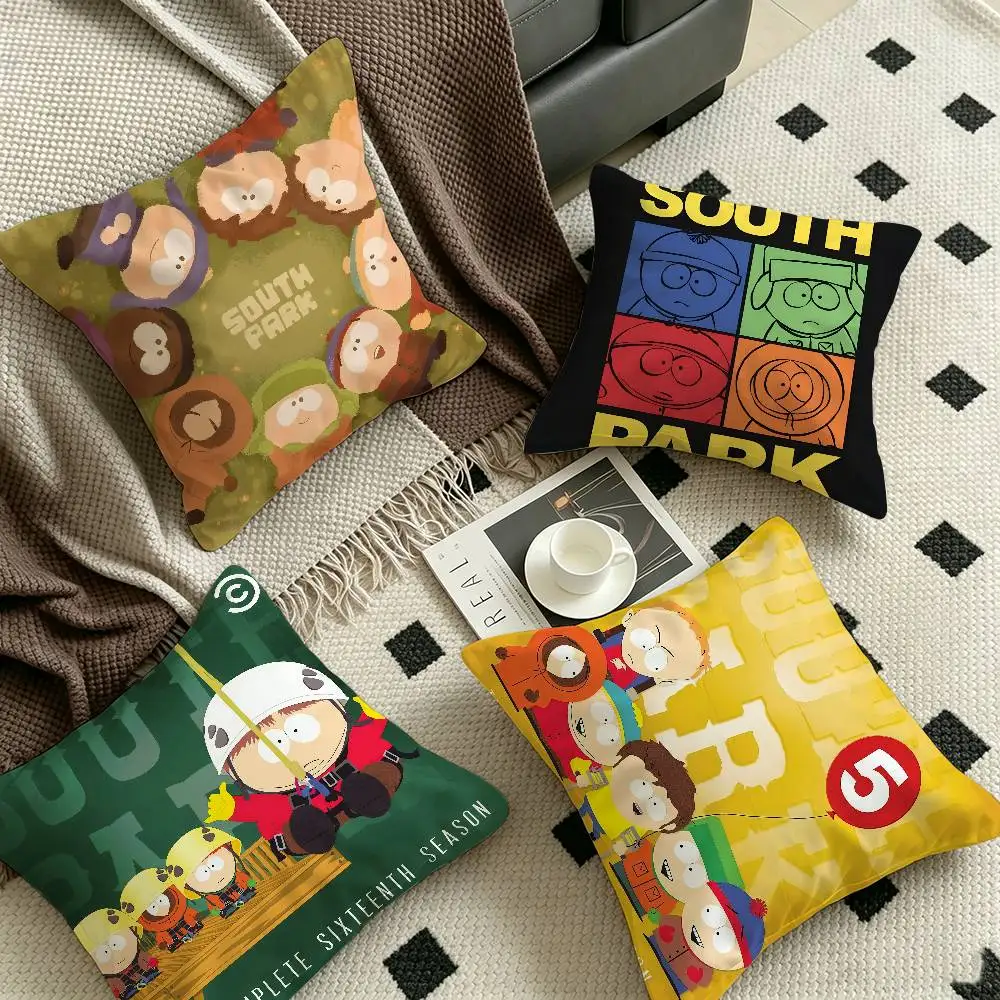 S-South-Park Personalized Pillow Dust Cover Bedroom Kids Party Decoration Pillowcase Birthday Children Gift