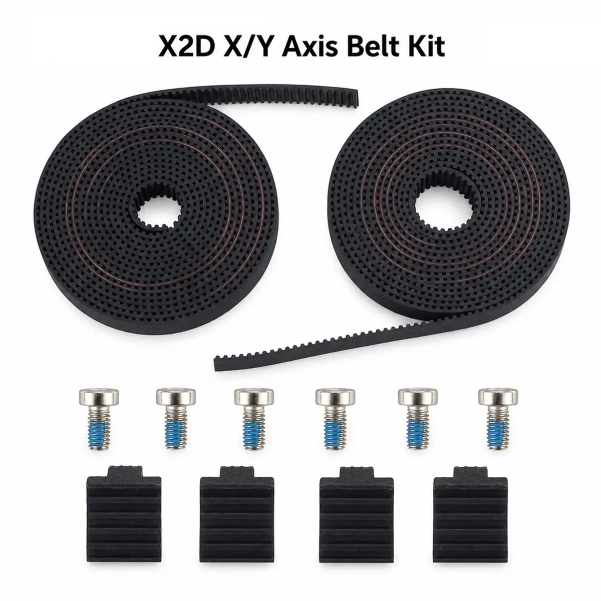 For X2D Belt Kit Smooth Transmission and Long Service Life Belt Kit for X2D 3D Printer Parts